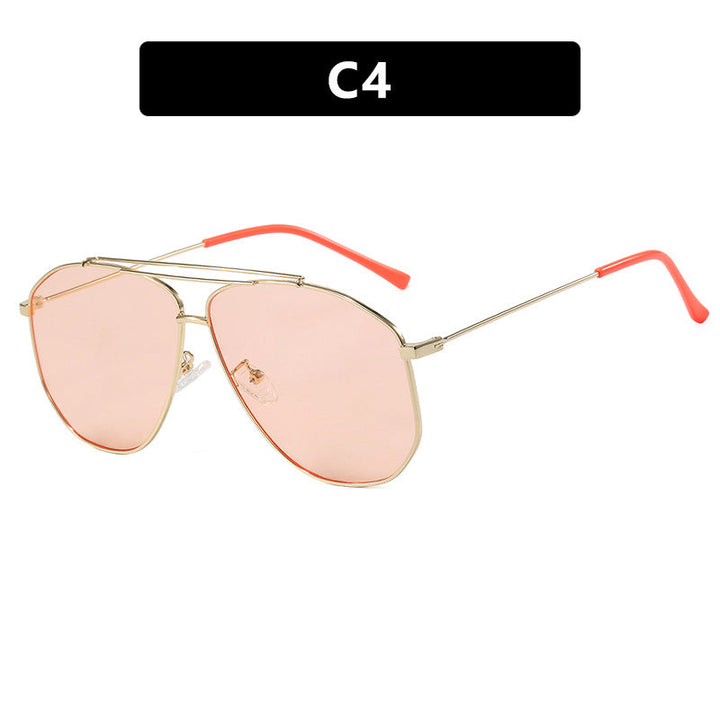 Women's creative pilot sunglasses with striking frame Kalsten