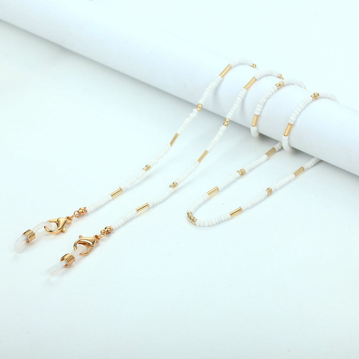 Chains-Necklace Made of Fine Pearls and Golden Accents Kalsten