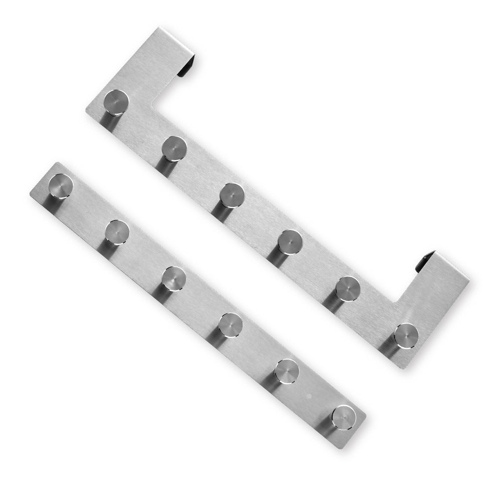 Wall-mounted stainless steel coat rack with five hooks Kalsten