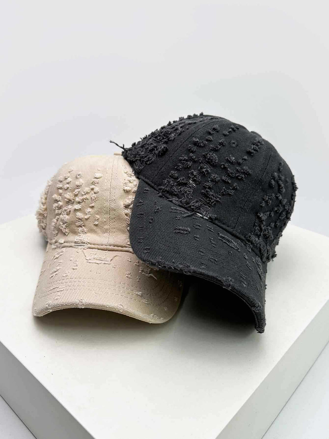 Women's Distressed Textured Baseball Cap Kalsten