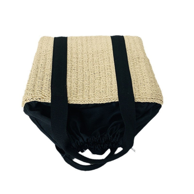 Sustainable basket bag with sturdy carrying handles Kalsten