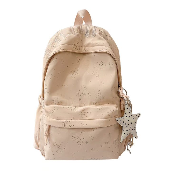 Stylish Textured Star Print Backpack Kalsten