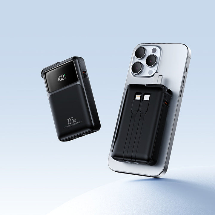 Compact power bank with integrated charger Kalsten