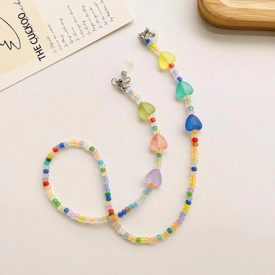 Colorful Bead Glasses Holder Chain Kalsten