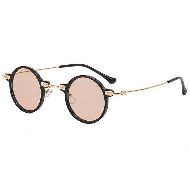 Ladies round glasses with delicate metal frame Kalsten