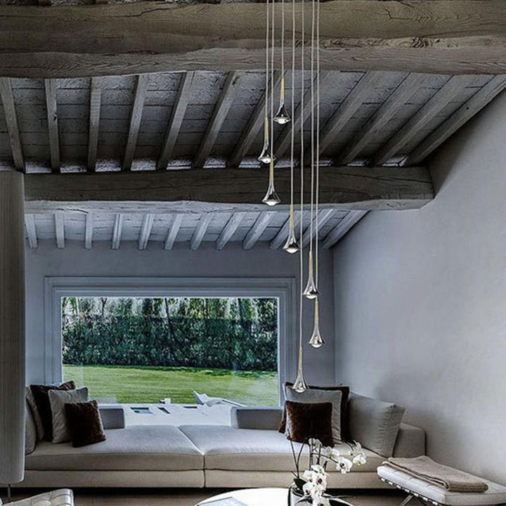 Luxury Raindrop Chandelier LED Hanging Lamp | Kalsten
