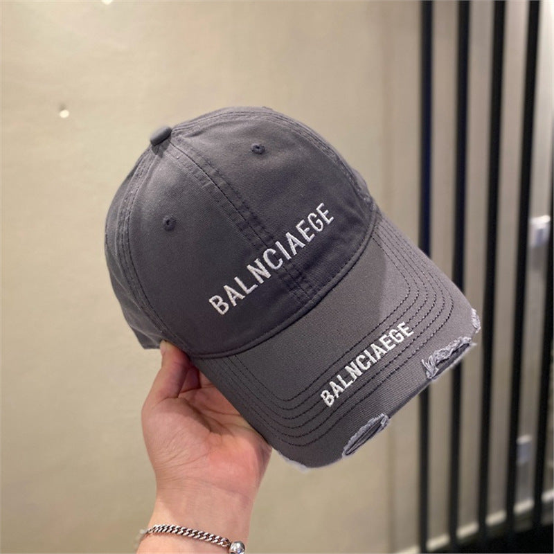 Men's Distressed Adjustable Baseball Cap Kalsten