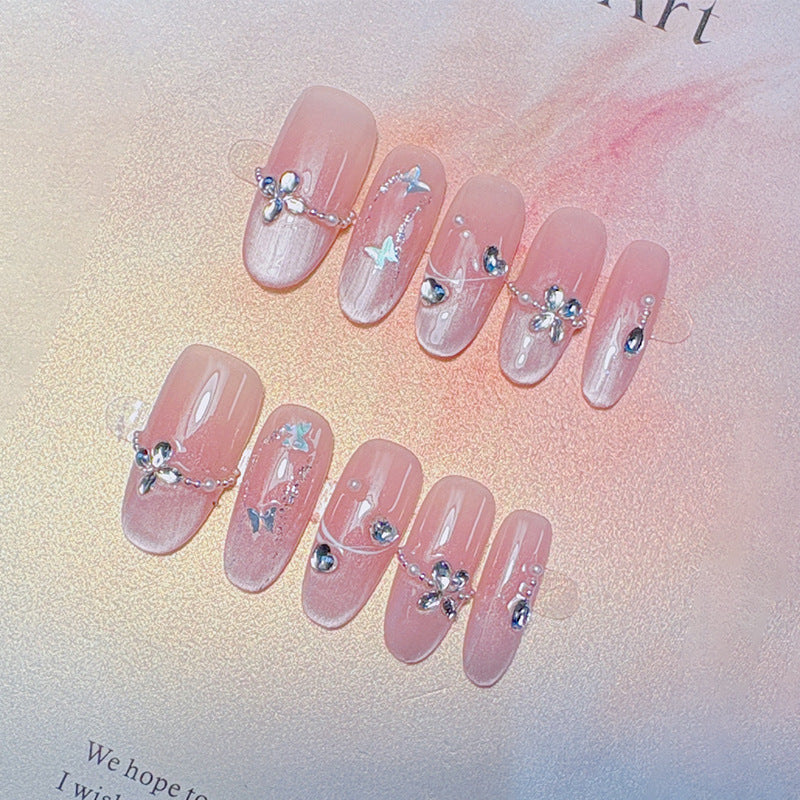 Premium French Tip Press-On Nails Kalsten