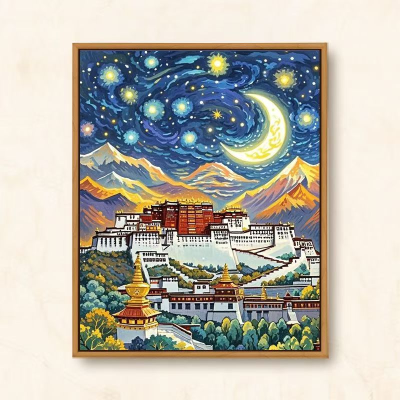 Artistic Cityscape Wall Art Print Kalsten
