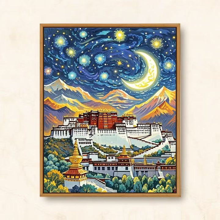 Artistic Cityscape Wall Art Print Kalsten