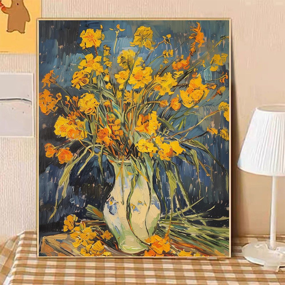Artistic Floral Still Life Canvas Art Kalsten