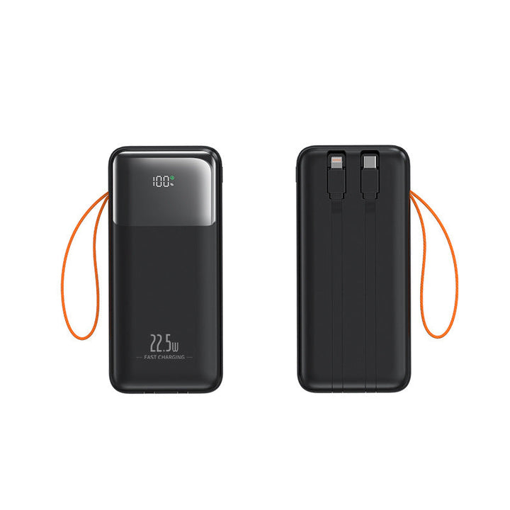Portable power bank with integrated charging cable and fast charging function Kalsten