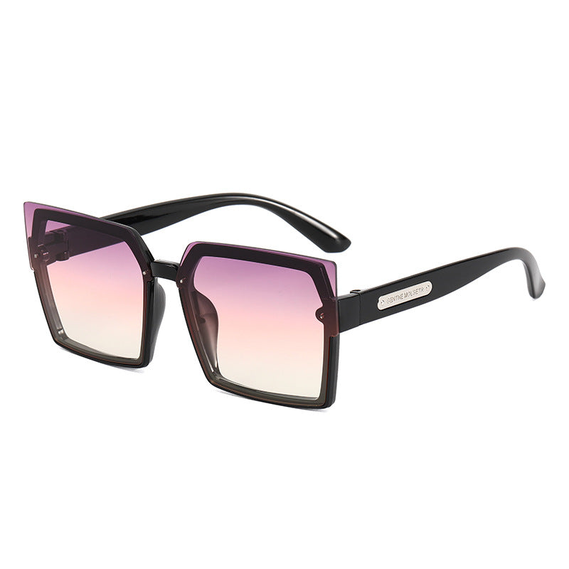 Women's Fashion Square Sunglasses with Stylish Two-Tone Frame Kalsten