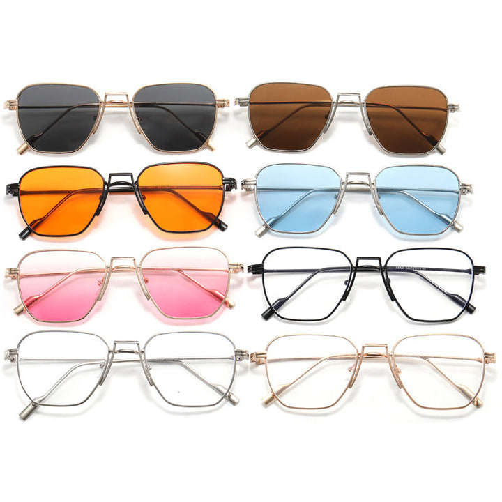 Women’s fashionable square glasses with minimalist frame structure Kalsten