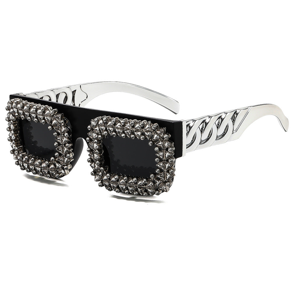 Women's designer sunglasses with extravagant stud embellishments Kalsten