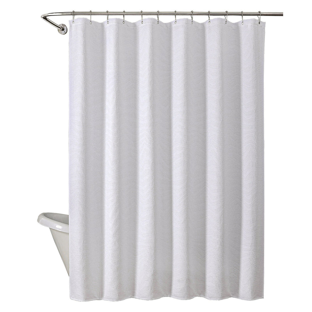 Textured Embossed Shower Curtain Kalsten