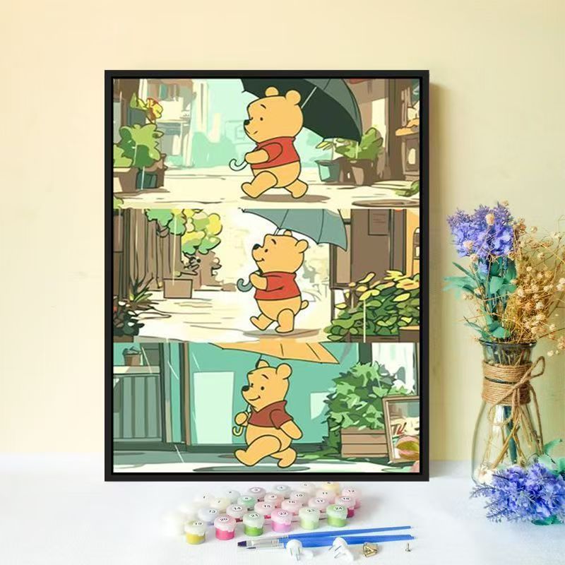 Whimsical Cartoon Bear Art Print Kalsten