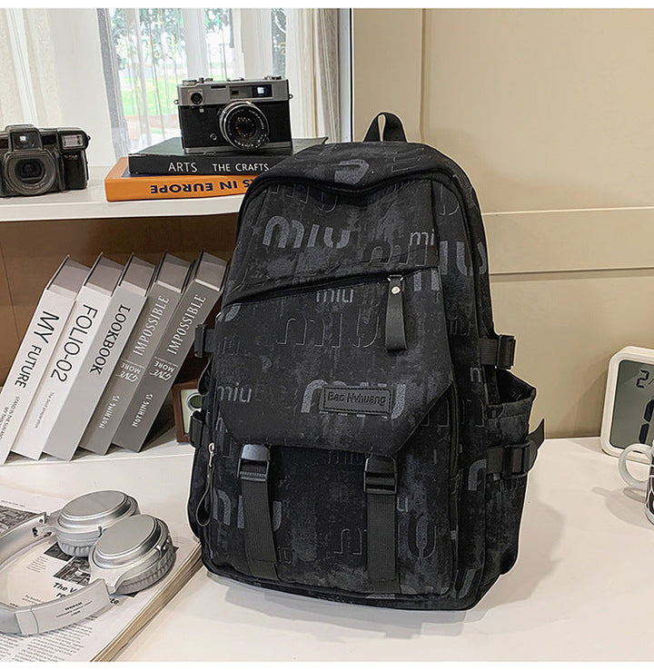 Fashionable Graphic Print School Backpack