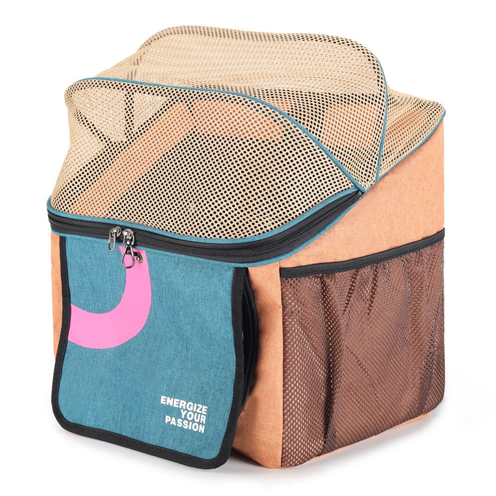 ventilated soft-sided pet carrier backpack with foldable mesh canopy Kalsten