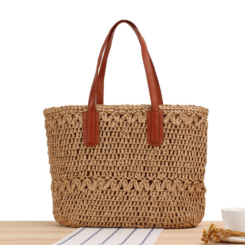 Hand-knotted tote bag made of high-quality natural material Kalsten