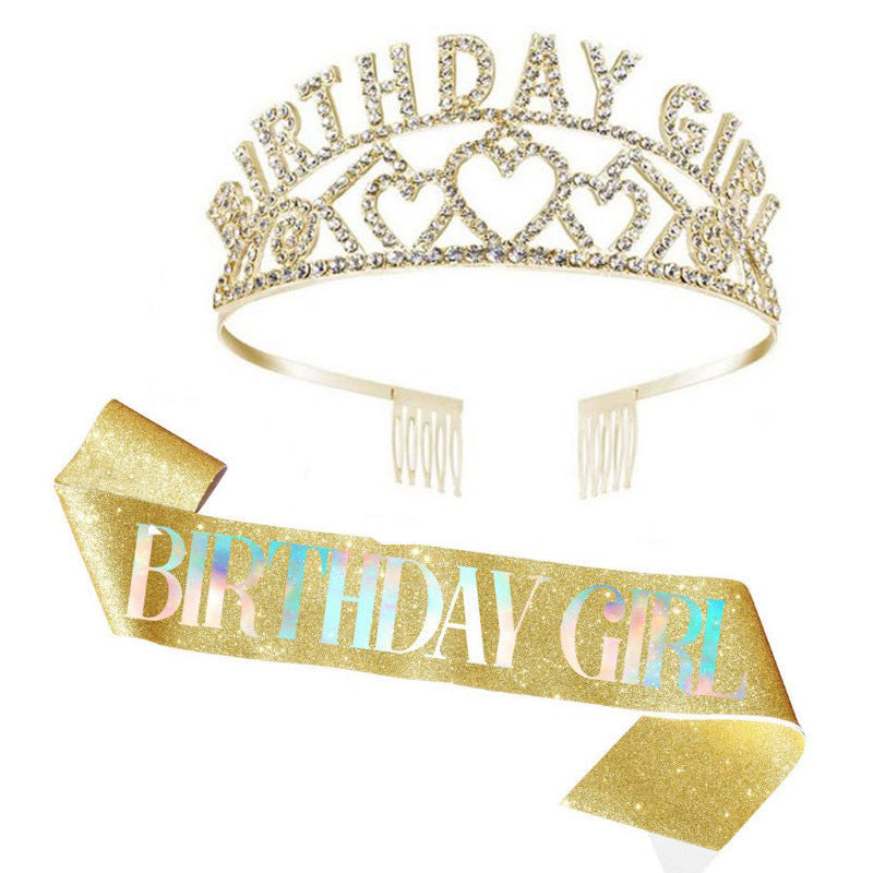 Women's Birthday Crown and Band Kalsten