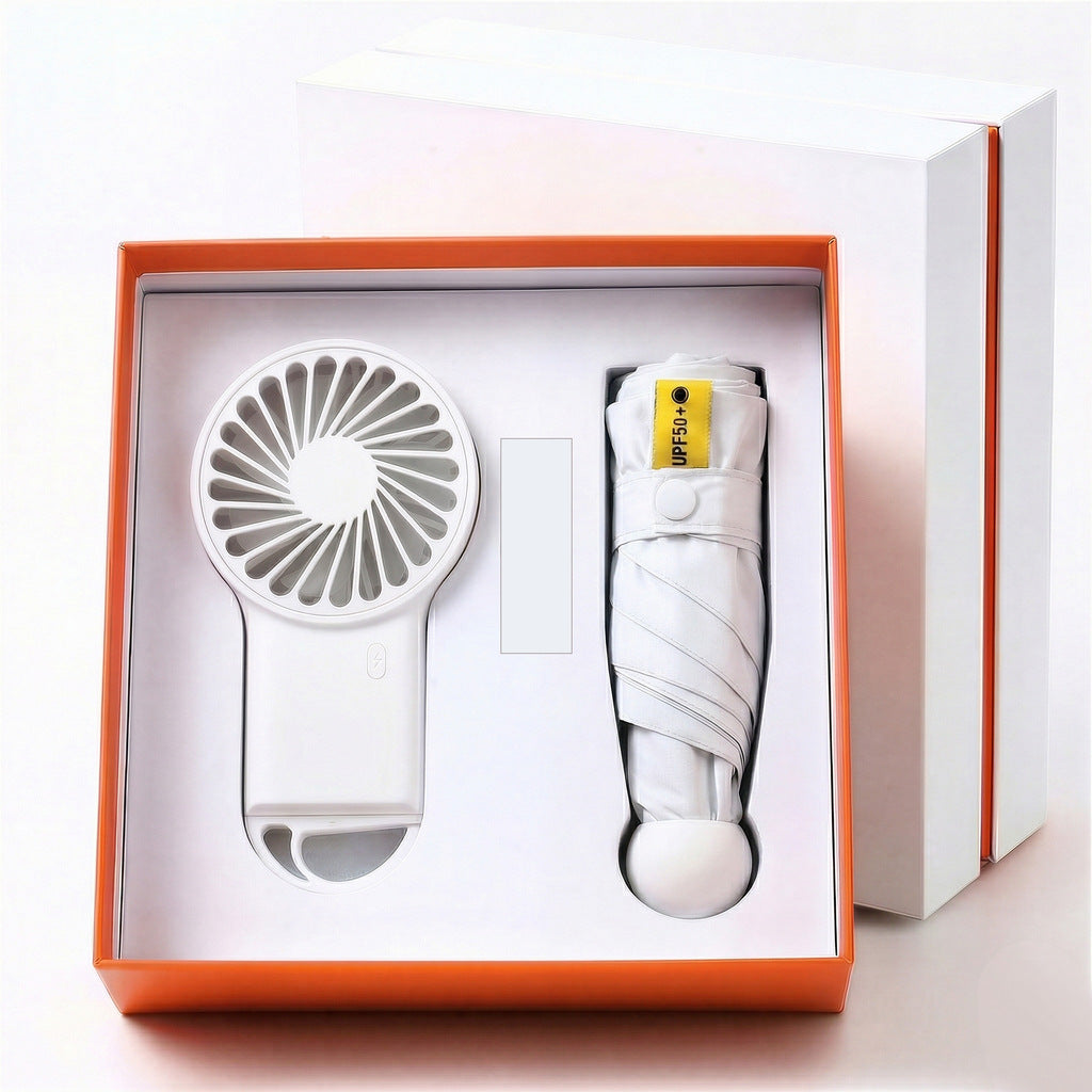Unisex Portable Fan and Water Bottle Set Kalsten