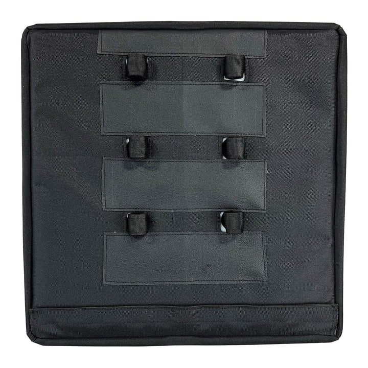 collapsible fabric storage cube organizer with reinforced base and reflective trim Kalsten