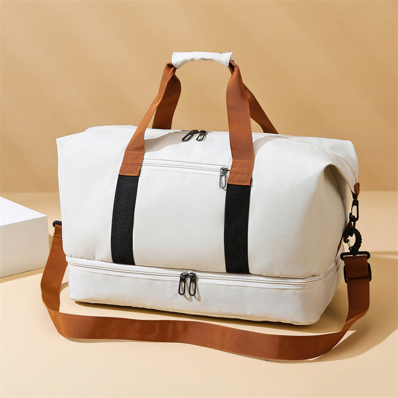 Sporty Travel Bag with Multifunctional Compartments Kalsten