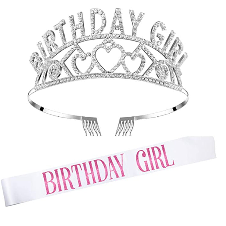 Ladies Glittering Birthday Crown Kalsten