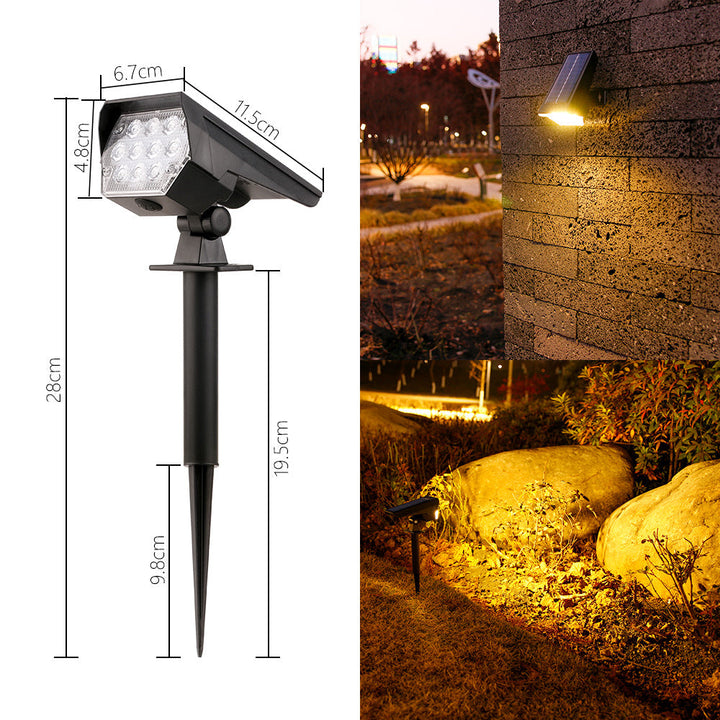 Adjustable Solar LED Landscape Spotlight Stake Kalsten