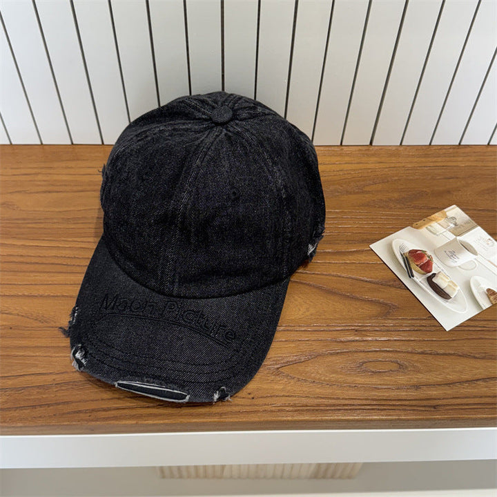 Women's Distressed Denim Baseball Cap Kalsten 1783922478