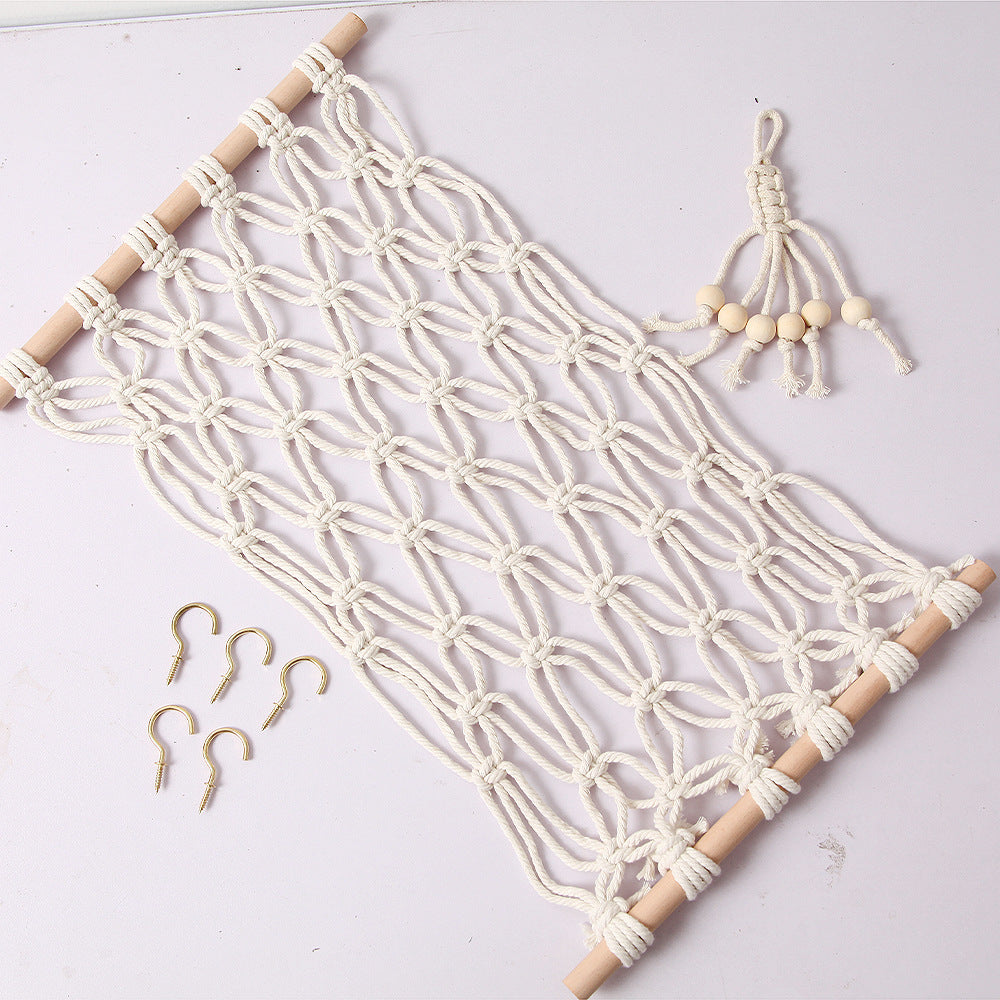 Macrame Wall Hanging Storage Organizer Acalora