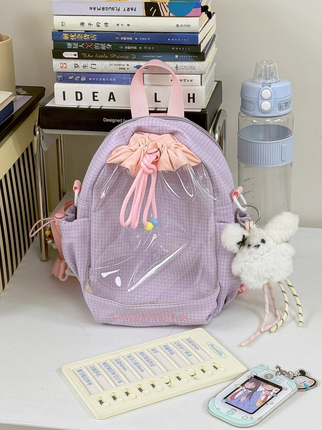 Cute Transparent Mini School Backpack