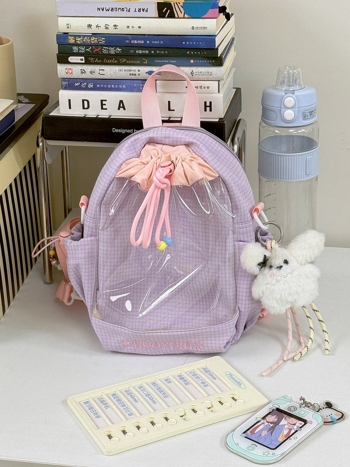 Cute Transparent Mini School Backpack