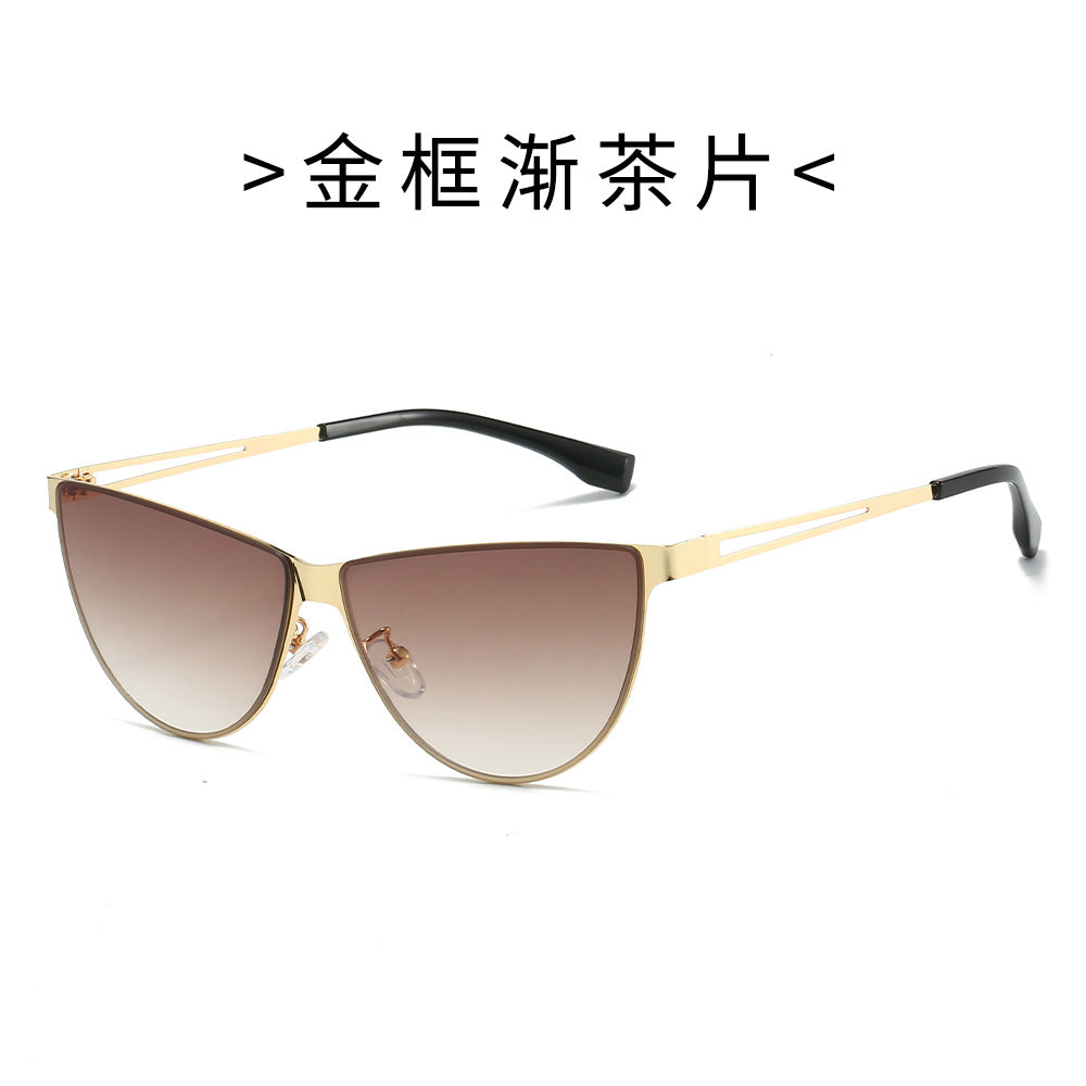 Women’s Fashion Cat-Eye Sunglasses with Elegant Metal Frame Kalsten
