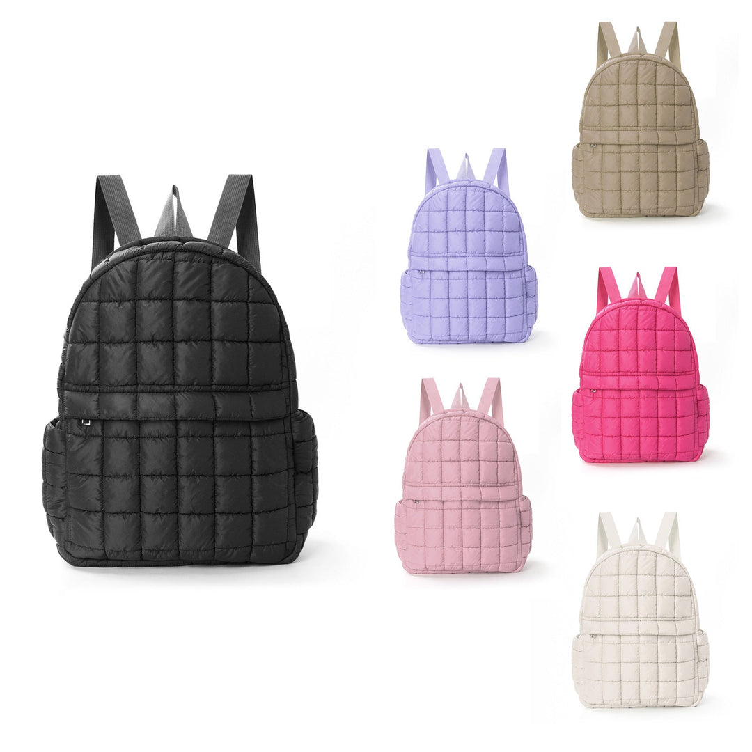 Padded backpack with square design Kalsten