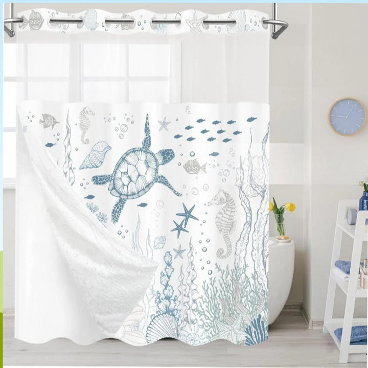 Artistic Floral Shower Curtain Kalsten