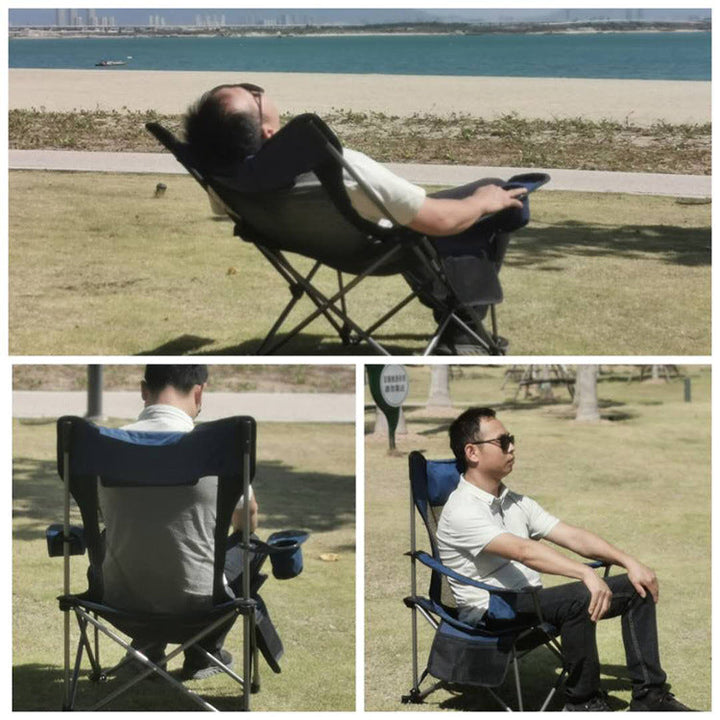 Ladies folding lounge chair with adjustable headrest Kalsten