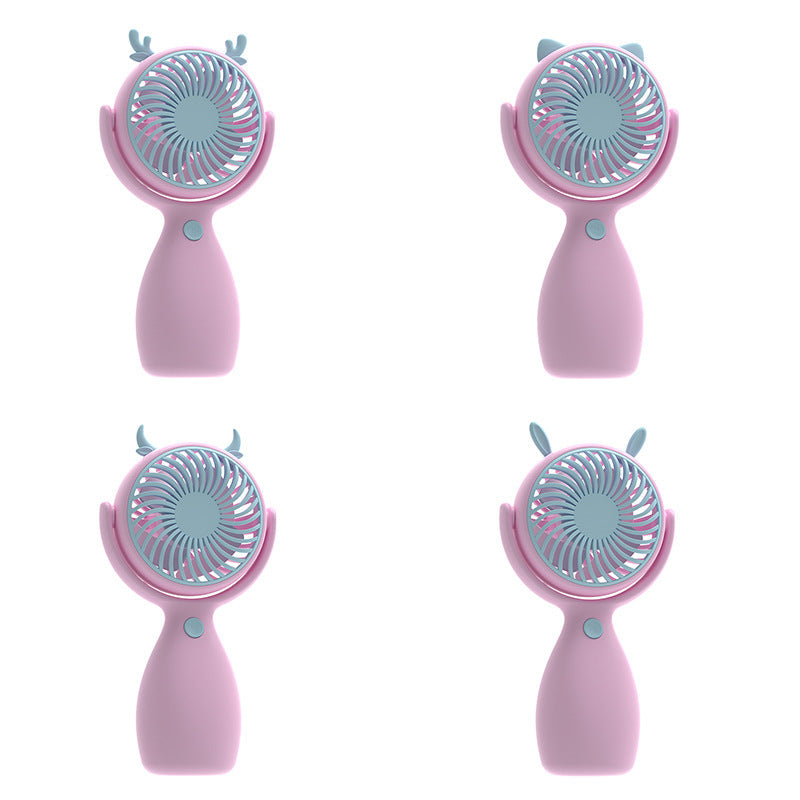 Women's Portable Handheld Fan in Cute Animal Design Kalsten