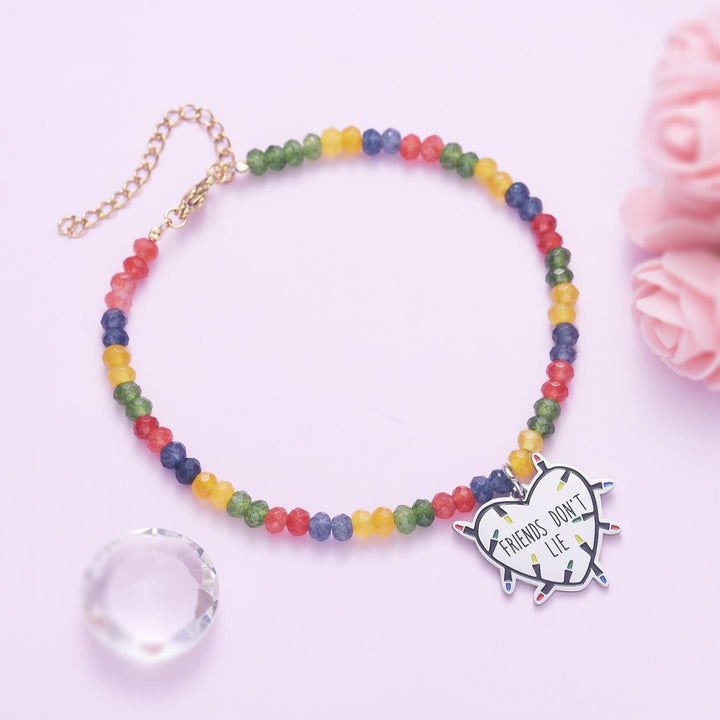 Colorful Beaded Friendship Necklace Kalsten