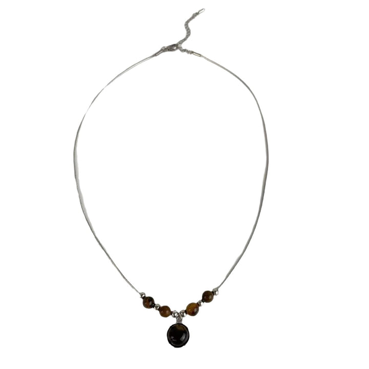 Tiger Eye Pendant Necklace Kalsten