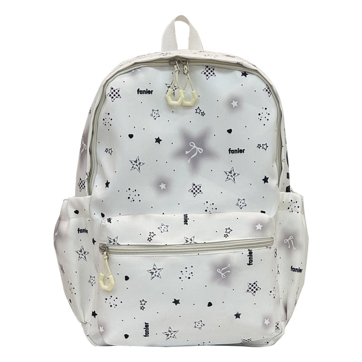 Casual Star-Patterned School Backpack Kalsten