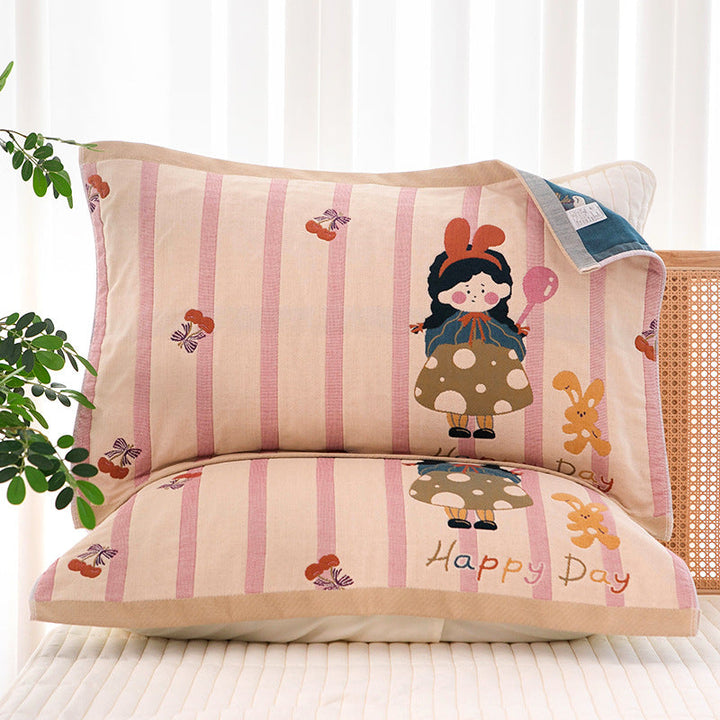 Women Decorative Pillow with Cheerful Design Kalsten