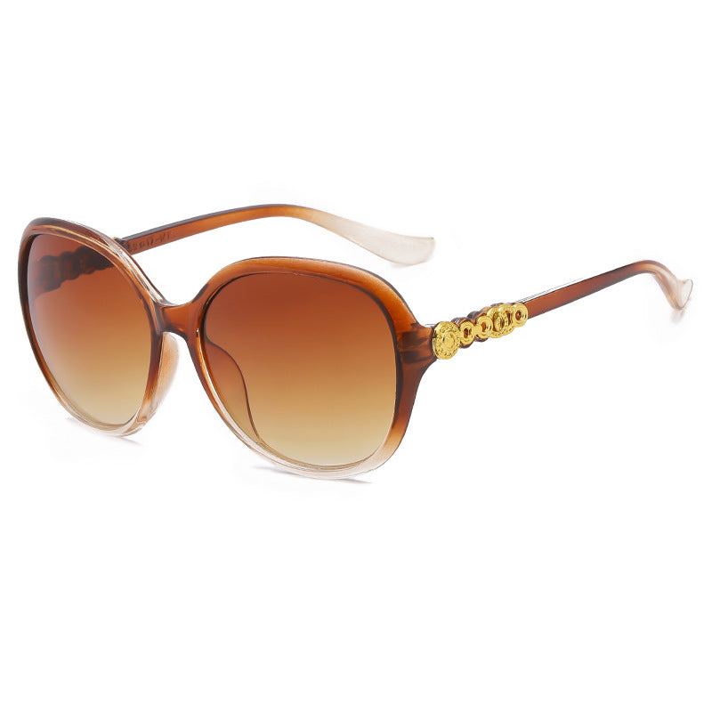 Women's oversized sunglasses with trendy tortoiseshell pattern and elegant frame accents Kalsten