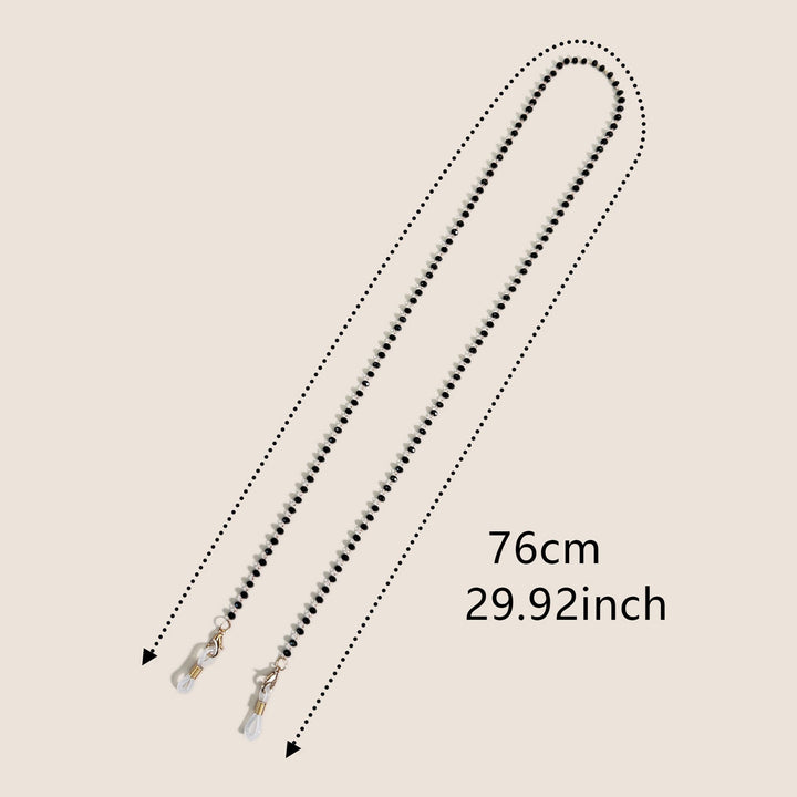 Elegant Beaded Eyewear Retainer Chain Kalsten
