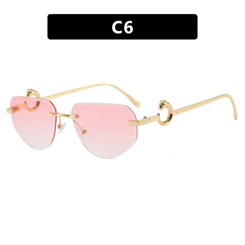 Women's trendy chic sunglasses in modern design with delicate metal frame Kalsten