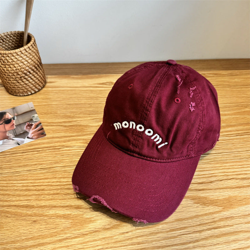 Women's Distressed Cotton Baseball Cap Kalsten