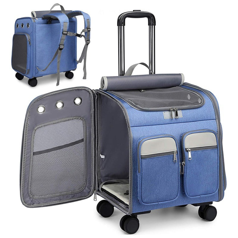 Multifunctional Rolling Travel Bag with Compartments Kalsten
