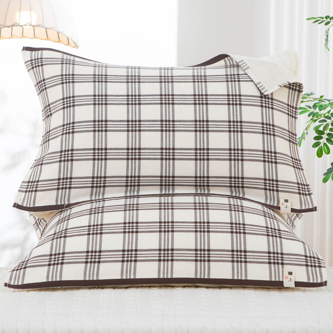 Women’s pillowcase in classic check design Kalsten