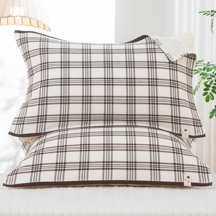 Women’s pillowcase in classic check design Kalsten